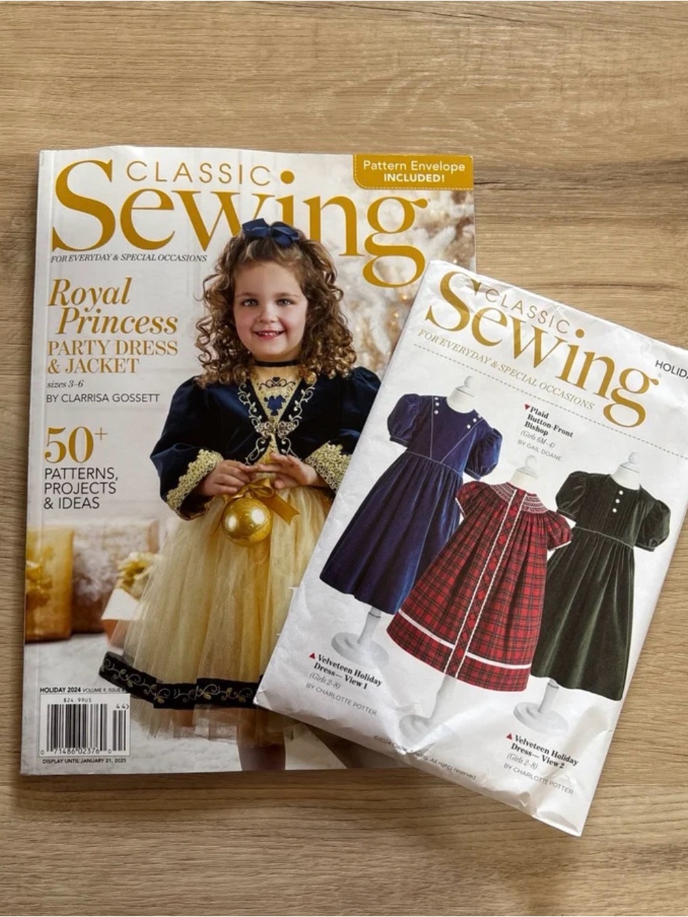 Classic Sewing Magazine and Sewing Pattern || Winter 2024 || Holiday Edition